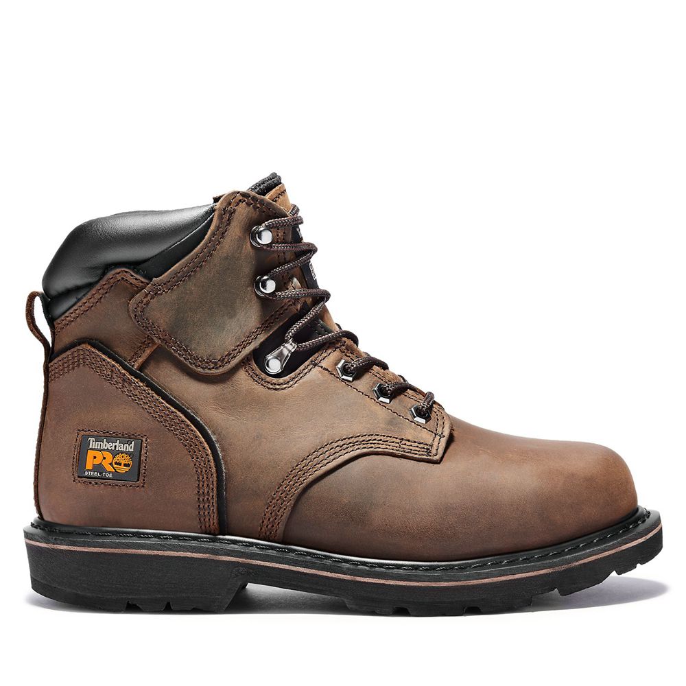 Bocanci De Muncă Timberland Barbati Maro - Pro® Pit Boss 6" Steel Toe - Romania - RHACEL349